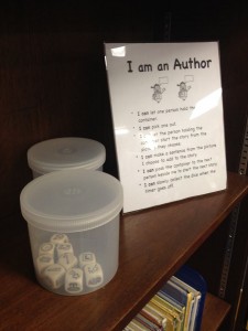 library center author activity